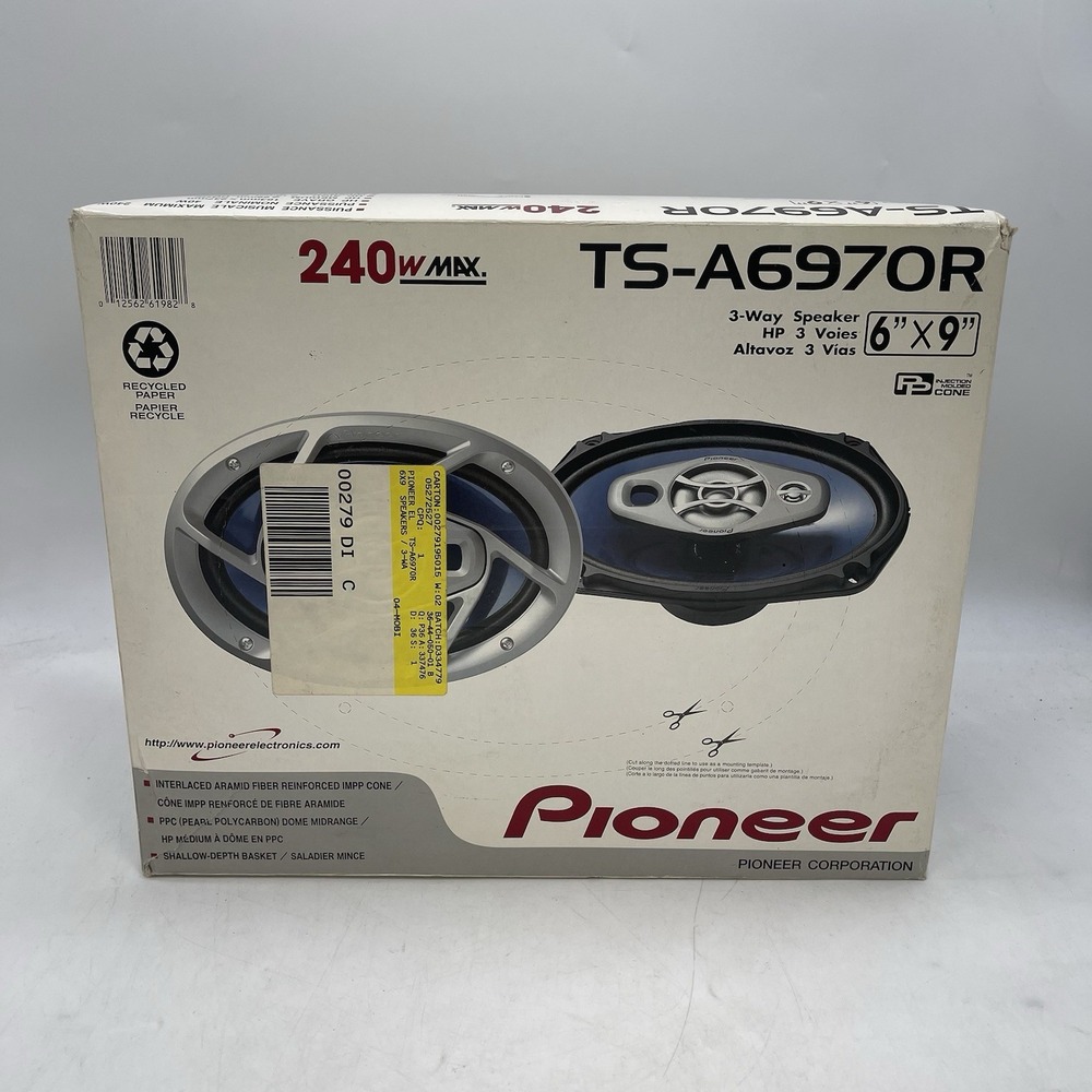 Pioneer TS-A6970R 6x9 Speakers NEW OLD STOCK In Box 3-way Car Stereo Audio
